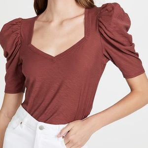 Nation LTD Jillian Tee | Burgundy